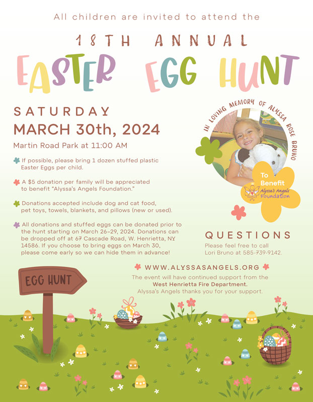 2024 Easter Egg Hunt Poster